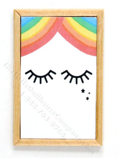 (image for) Miniature Rainbow Blink Print for Dollhouses