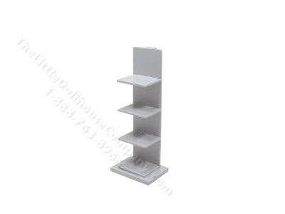 (image for) Miniature Medium Book Tower Shelf in Gray by PRD Miniatures