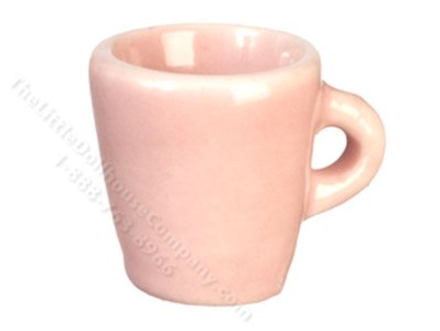 (image for) Dollhouse Scale Model Pink Tapered Coffee Mug