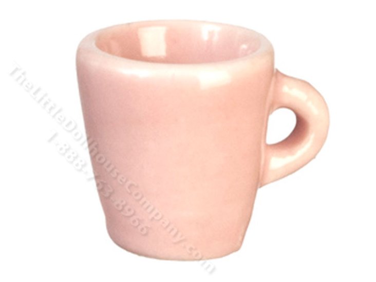 (image for) Dollhouse Scale Model Pink Tapered Coffee Mug
