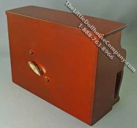 (image for) Miniature Walnut Upright Piano with Music Box for Dollhouses