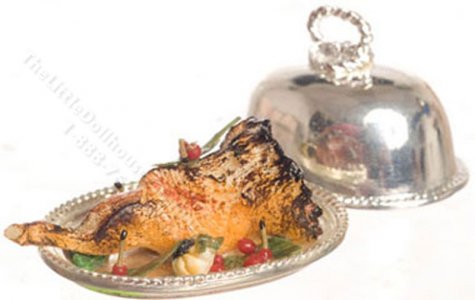 (image for) Miniature Leg of Lamb on a Metal Tray