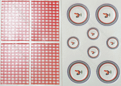 (image for) Miniature 12 Piece Table Setting with Place-mats