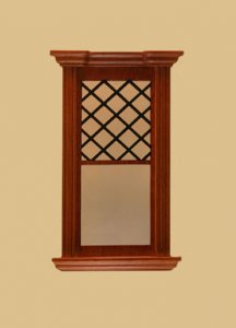 (image for) Miniature Westfield Decorated Single Window in Walnut