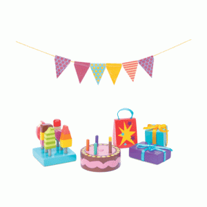 (image for) Dollhouse Scale Model Party Time Set