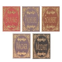 (image for) Miniature Reproduction Great Composers Books for Dollhouses