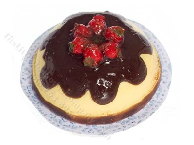 (image for) Miniature Chocolate Covered Cake for Dollhouses