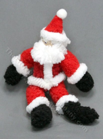 (image for) Miniature Stuffed Santa Toy for Dollhouses by Alice Zinn