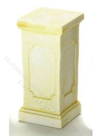 (image for) Miniature Ivory Pedestal for Dollhouses