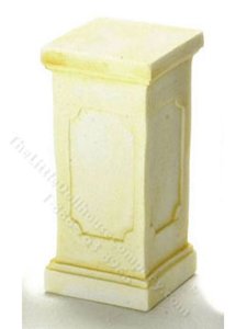 (image for) Miniature Ivory Pedestal for Dollhouses