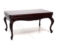 (image for) As-Is Miniature Mahogany Dining Table for Dollhouses