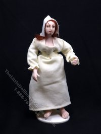 (image for) Miniature Handcrafted Vintage Medieval Pyjama Woman by Detta's Darling Dolls
