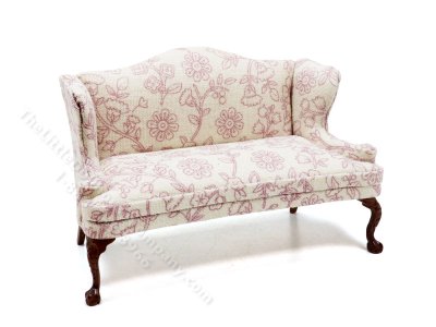 (image for) Miniature White/Purple Provence Sofa