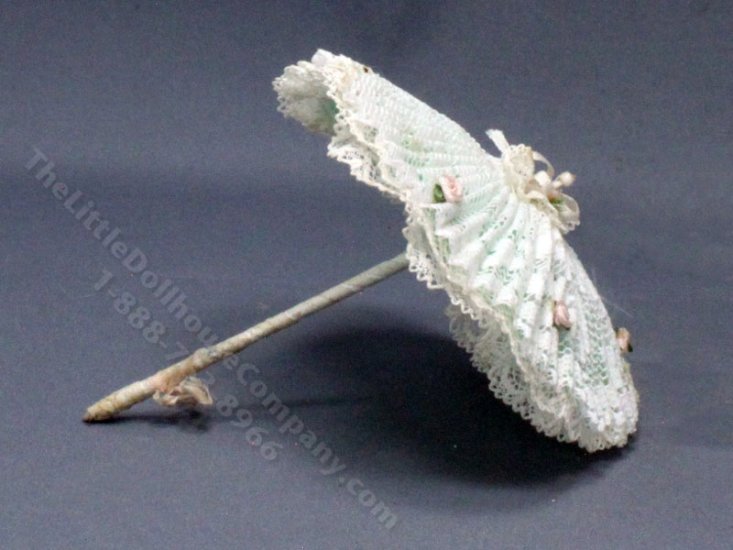 (image for) Miniature Lace Parasol for Dollhouses