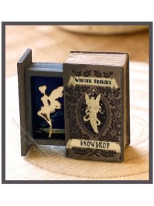 (image for) Miniature Secret Book Kit - WINTER FAIRIES - Snowdrop