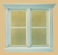 (image for) Miniature Westfield Plain Double Window White