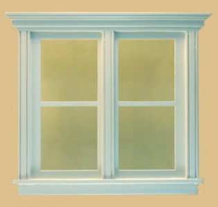 (image for) Miniature Westfield Plain Double Window White