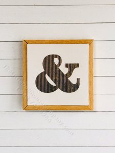 (image for) Miniature Framed Ampersand Board Print
