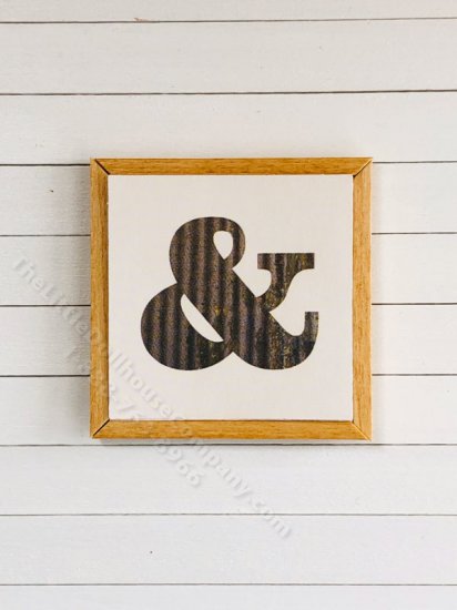 (image for) Miniature Framed Ampersand Board Print