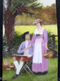 (image for) Couple in the Country Painting by Larry Morganti