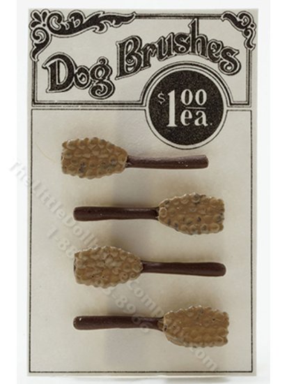 (image for) Miniature Dog Brush Display for Dollhouses