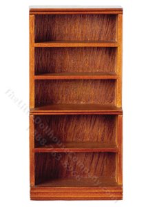 (image for) Miniature Walnut Store Shelf for Dollhouses