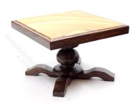 (image for) Miniature Stone-Top Pedestal Table for Dollhouses