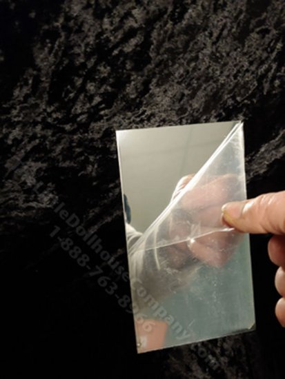 (image for) Mirror Styrene Sheets 3.25" x 6" (4pcs)