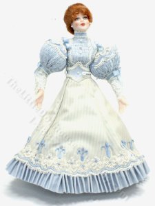 (image for) Miniature Red-Haired Victorian Woman By Giselle Sullivan