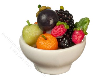 (image for) Miniature Fruit Bowl for Dollhouses