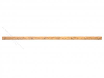 (image for) Miniature Wooden Peg Rail for Hanging Things