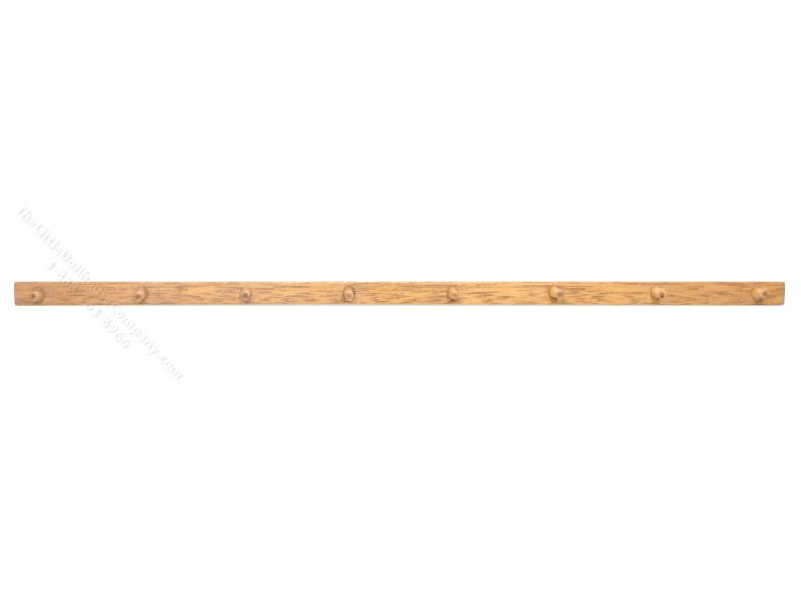 (image for) Miniature Wooden Peg Rail for Hanging Things