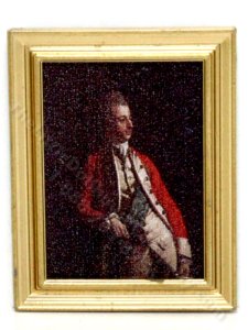 (image for) Miniature 18th Century Portrait Framed by Judith Blondell