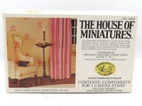 (image for) Miniature Unfinished Queen Anne Candle Stand