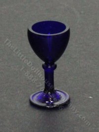 (image for) Miniature Blue Wine Goblet by Gerd Felka