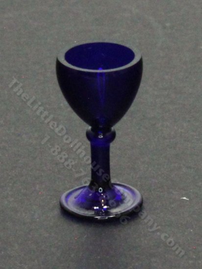 (image for) Miniature Blue Wine Goblet by Gerd Felka