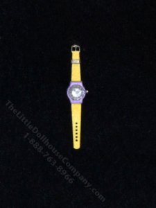 (image for) Yellow Leather Men's Watch by Sun Lemmens