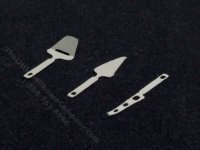 (image for) Miniature Gold Cheese Knives for Dollhouses