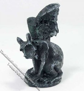 (image for) Miniature Gargoyle on Stone for Dollhouses