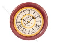 (image for) Dollhouse Scale Model Decorative Wooden Clock