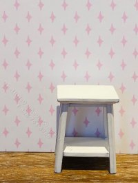 (image for) Dollhouse Scale Model Wallpaper - Pink Diamonds - 3pc Set