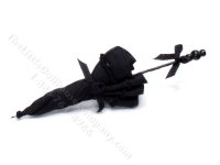 (image for) Miniature Black Parasol by Julie Dewar for Dollhouses