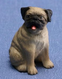 (image for) Dollhouse Scale Model Little Pug