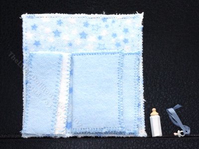 (image for) Miniature Feeding Time Baby Set Blue