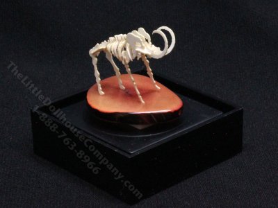 (image for) Miniature Wooly Mammoth Skeleton for Dollhouses