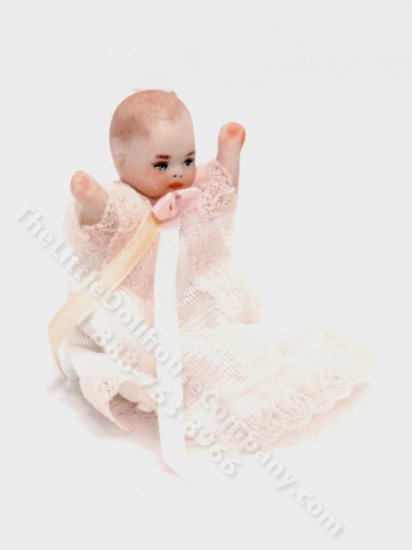 (image for) Miniature Baby Girl in Pink Dress