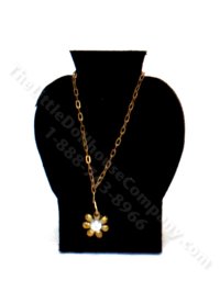 (image for) Handmade Miniature Flower Pendant Necklace for Dollhouses
