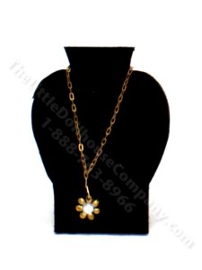 (image for) Handmade Miniature Flower Pendant Necklace for Dollhouses