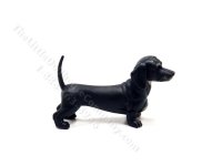 (image for) Miniature Black and Tan Dachshund Dog for Dollhouses
