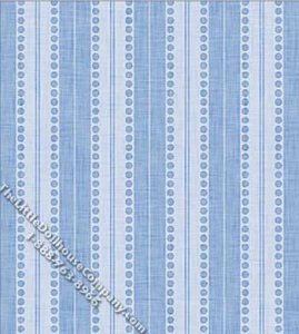 (image for) Blue Annabelle Stripe Pattern Miniature Wallpaper for Dollhouses
